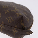LOUIS VUITTON Monogram Trousse Demi Ronde Cosmetic Pouch M47520 LV Auth BA14754-14