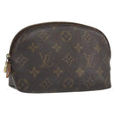 LOUIS VUITTON Monogram Pochette Cosmetic PM Cosmetic Pouch M47515 Auth BA14755-1