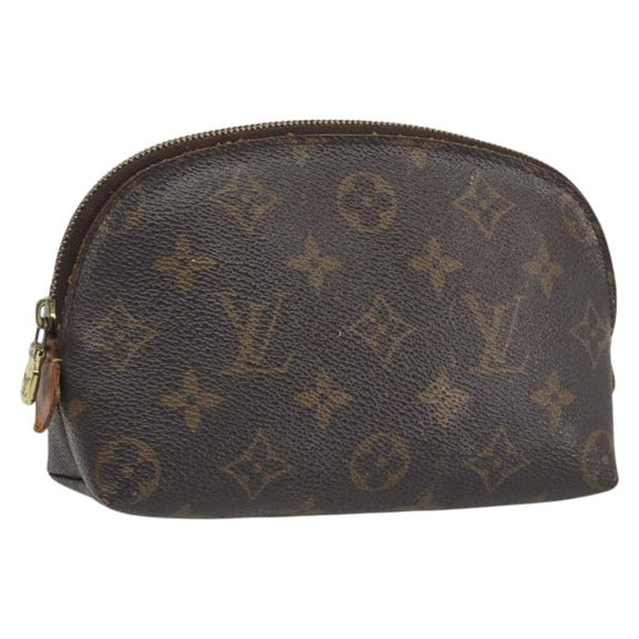 LOUIS VUITTON Monogram Pochette Cosmetic PM Cosmetic Pouch M47515 Auth BA14755