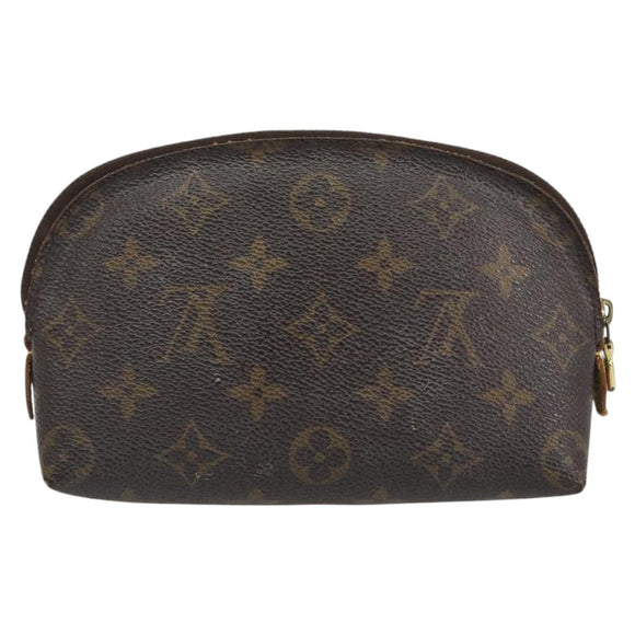 LOUIS VUITTON Monogram Pochette Cosmetic PM Cosmetic Pouch M47515 Auth BA14755