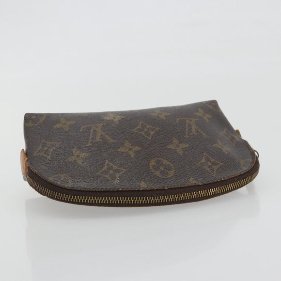 LOUIS VUITTON Monogram Pochette Cosmetic PM Cosmetic Pouch M47515 Auth BA14755