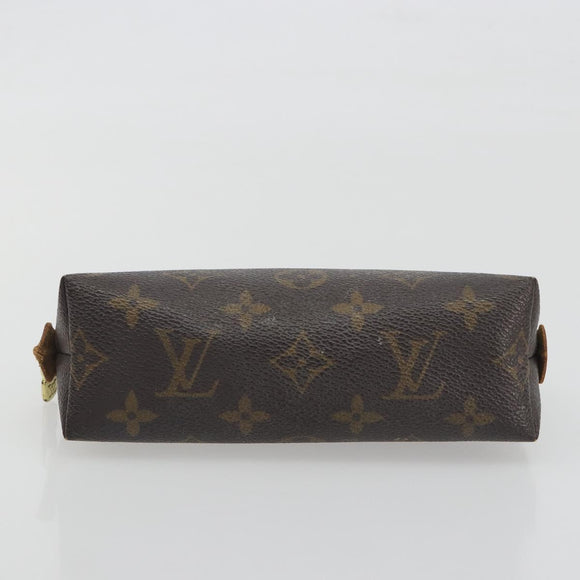 LOUIS VUITTON Monogram Pochette Cosmetic PM Cosmetic Pouch M47515 Auth BA14755