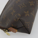 LOUIS VUITTON Monogram Pochette Cosmetic PM Cosmetic Pouch M47515 Auth BA14755-14