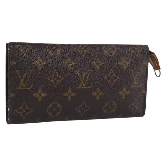 LOUIS VUITTON Monogram Bucket GM Pouch Accessory Pouch LV Auth BA14757