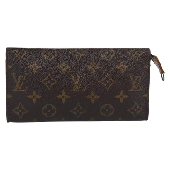 LOUIS VUITTON Monogram Bucket GM Pouch Accessory Pouch LV Auth BA14757