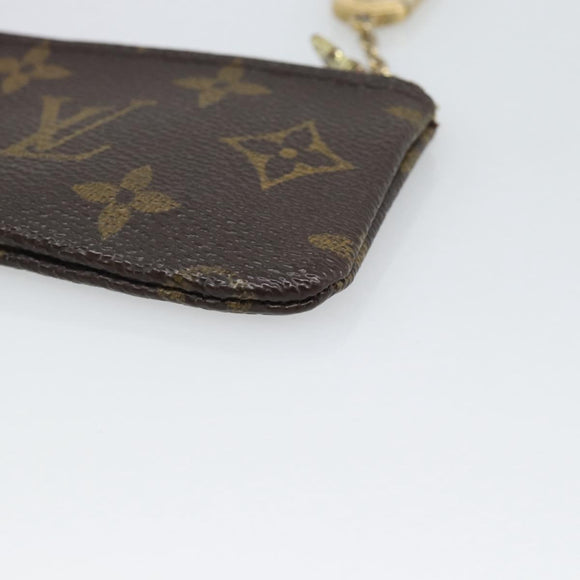 LOUIS VUITTON Monogram Pochette Cles Coin Purse M62650 LV Auth BA14758
