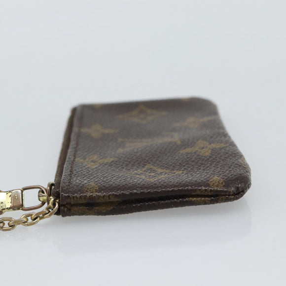 LOUIS VUITTON Monogram Pochette Cles Coin Purse M62650 LV Auth BA14758