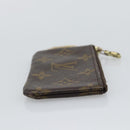 LOUIS VUITTON Monogram Pochette Cles Coin Purse M62650 LV Auth BA14758-4