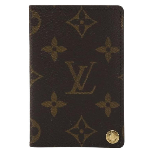 LOUIS VUITTON Monogram Porto Cartes Crdit Pression Card Case M60937 Auth BA14759