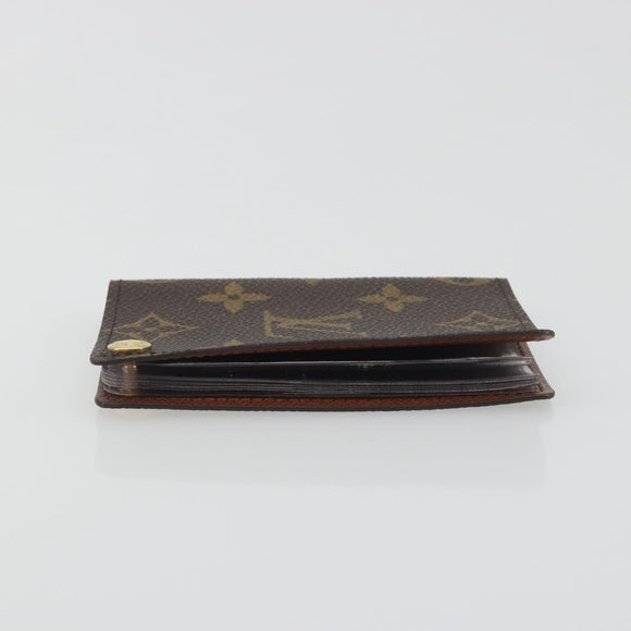 LOUIS VUITTON Monogram Porto Cartes Crdit Pression Card Case M60937 Auth BA14759