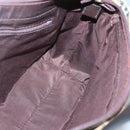 BURBERRY Nova Check Hand Bag Canvas Beige Gold Auth BA1476-18