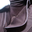 BURBERRY Nova Check Hand Bag Canvas Beige Gold Auth BA1476-20