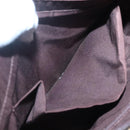 BURBERRY Nova Check Hand Bag Canvas Beige Gold Auth BA1476-21