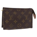 LOUIS VUITTON Monogram Poche Toilette 15 Pouch M47546 LV Auth BA14760-1