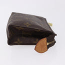 LOUIS VUITTON Monogram Poche Toilette 15 Pouch M47546 LV Auth BA14760-3
