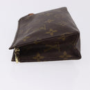 LOUIS VUITTON Monogram Poche Toilette 15 Pouch M47546 LV Auth BA14760-4