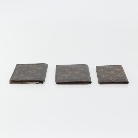 LOUIS VUITTON Monogram Card Case Coin Purse Pouch 7 Set LV Auth BA14766