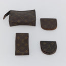 LOUIS VUITTON Monogram Card Case Coin Purse Pouch 7 Set LV Auth BA14766-3
