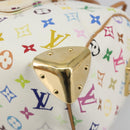 LOUIS VUITTON Monogram Multicolor Speedy 30 Hand Bag White M92643 LV Auth BA14767V-8