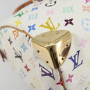 LOUIS VUITTON Monogram Multicolor Speedy 30 Hand Bag White M92643 LV Auth BA14767V-15