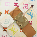 LOUIS VUITTON Monogram Multicolor Speedy 30 Hand Bag White M92643 LV Auth BA14767V-20