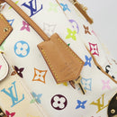 LOUIS VUITTON Monogram Multicolor Speedy 30 Hand Bag White M92643 LV Auth BA14767V-9