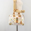 LOUIS VUITTON Monogram Multicolor Speedy 30 Hand Bag White M92643 LV Auth BA14767V-25