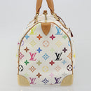 LOUIS VUITTON Monogram Multicolor Speedy 30 Hand Bag White M92643 LV Auth BA14767V-3