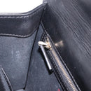 VALENTINO Studs Chain Shoulder Bag Leather Black Gold Tone Auth BA14768A-21