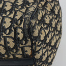 Christian Dior Trotter Canvas Hand Bag Navy Silver Auth BA14770-12