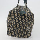Christian Dior Trotter Canvas Hand Bag Navy Silver Auth BA14770-5
