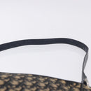 Christian Dior Trotter Canvas Shoulder Bag Navy Gold Tone Auth BA14771-9