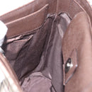 BURBERRY Nova Check Shoulder Bag Canvas Beige Silver Auth BA14773-18