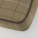 Burberrys Nova Check Shoulder Bag Canvas Beige Gold Tone Auth BA14774-17