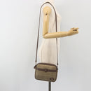 Burberrys Nova Check Shoulder Bag Canvas Beige Gold Tone Auth BA14774-22