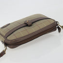 Burberrys Nova Check Shoulder Bag Canvas Beige Gold Tone Auth BA14774-6