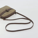 Burberrys Nova Check Shoulder Bag Canvas Beige Gold Tone Auth BA14774-7