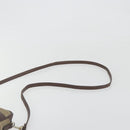 Burberrys Nova Check Shoulder Bag Canvas Beige Gold Tone Auth BA14774-14