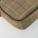 Burberrys Nova Check Shoulder Bag Canvas Beige Gold Tone Auth BA14775-11