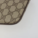 GUCCI GG Supreme Web Sherry Line Shoulder Bag PVC Beige 904 02 047 Auth BA14776-10