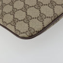 GUCCI GG Supreme Web Sherry Line Shoulder Bag PVC Beige 904 02 047 Auth BA14776-13