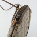 GUCCI GG Supreme Web Sherry Line Shoulder Bag PVC Beige 904 02 047 Auth BA14776-15