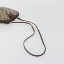 GUCCI GG Supreme Web Sherry Line Shoulder Bag PVC Beige 904 02 047 Auth BA14776-7