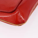 LOUIS VUITTON Monogram Vernis Thompson Street Bag Red M91094 LV Auth BA14781-15