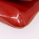 LOUIS VUITTON Monogram Vernis Thompson Street Bag Red M91094 LV Auth BA14781-16