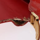 LOUIS VUITTON Monogram Vernis Thompson Street Bag Red M91094 LV Auth BA14781-9