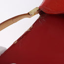 LOUIS VUITTON Monogram Vernis Thompson Street Bag Red M91094 LV Auth BA14781-10