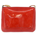 LOUIS VUITTON Monogram Vernis Thompson Street Bag Red M91094 LV Auth BA14781-2