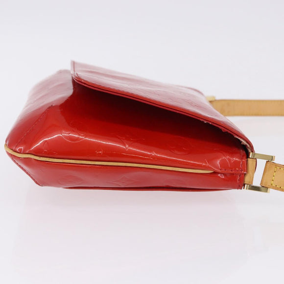 LOUIS VUITTON Monogram Vernis Thompson Street Bag Red M91094 LV Auth BA14781