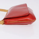 LOUIS VUITTON Monogram Vernis Thompson Street Bag Red M91094 LV Auth BA14781-4